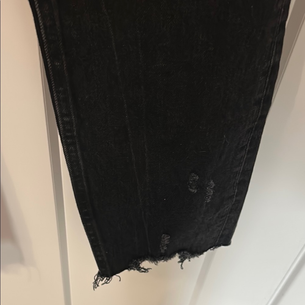 Abercrombie & Fitch Black Distressed Ankle Jeans - Picture 5 of 10